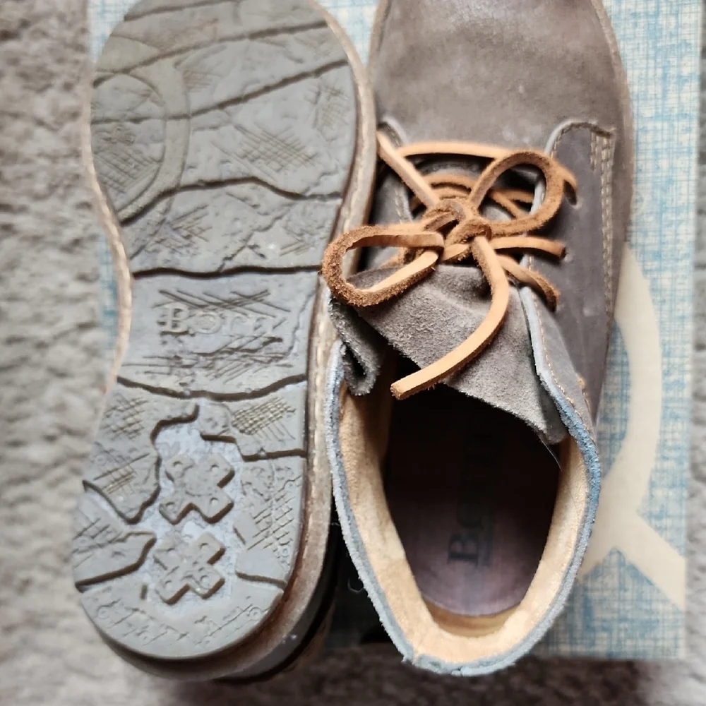 Brown Suede Ankle Boots - Picture 4 of 9